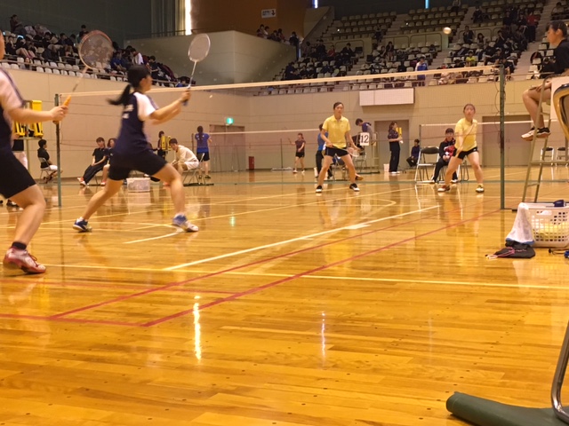 女子ダブルス松崎・渡辺組